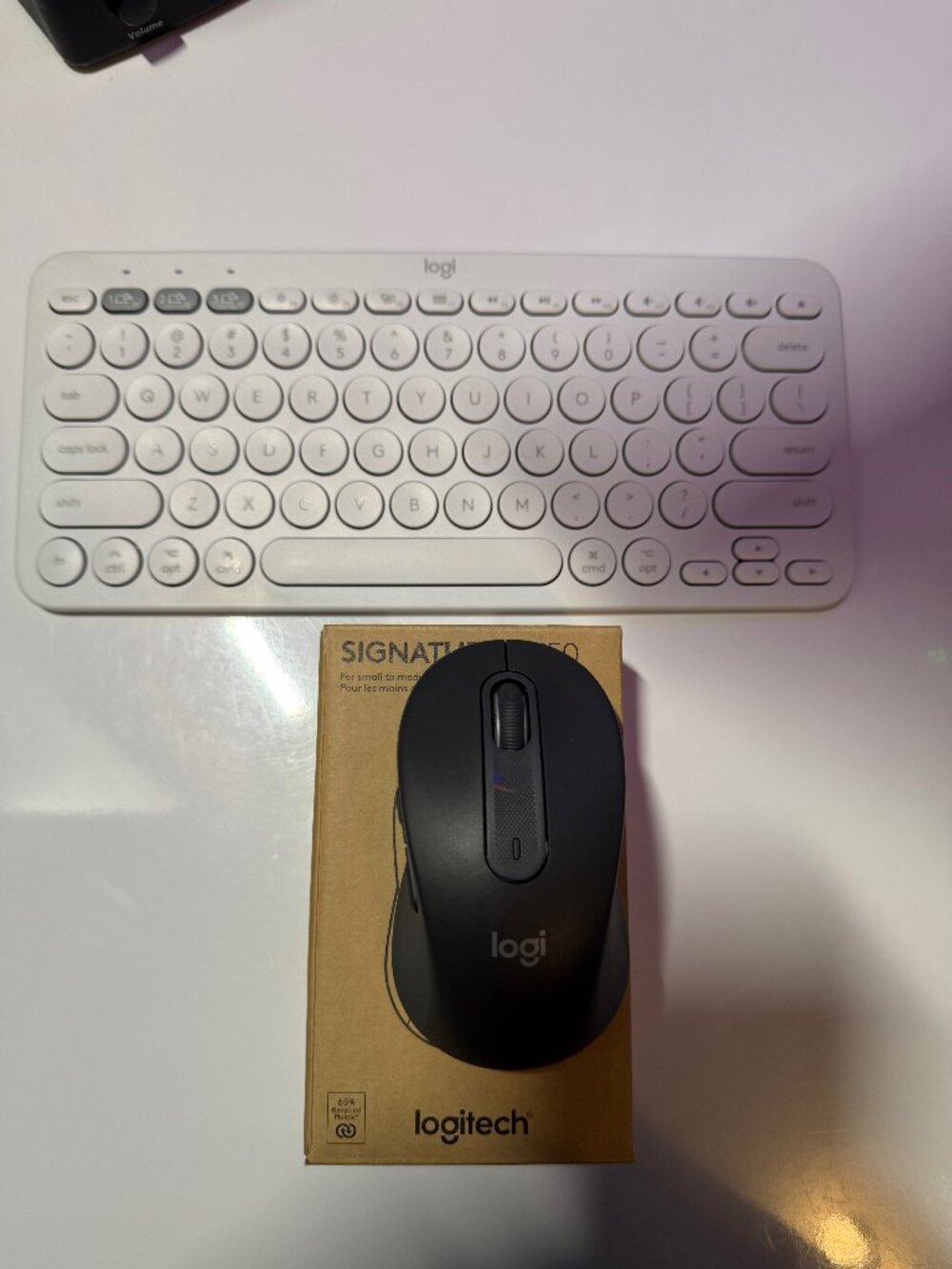 Logitech Pebble Keys 2 K380s Wireless Keyboard, Logitech M650 Mouse